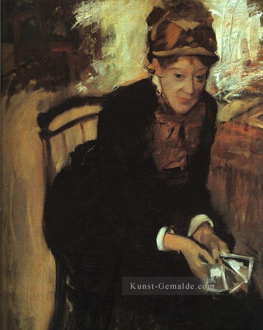 Porträt von Mary Cassatt Edgar Degas Ölgemälde
